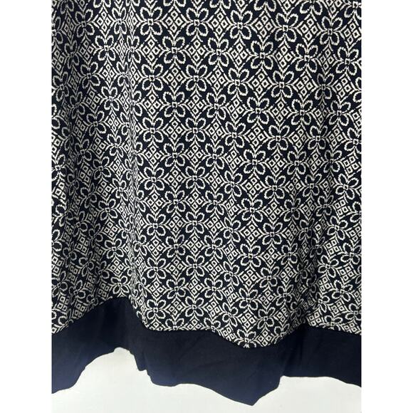 J. Jill Wearever Collection Geometric Floral Print Long Sleeve Top Size L - Picture 2 of 8